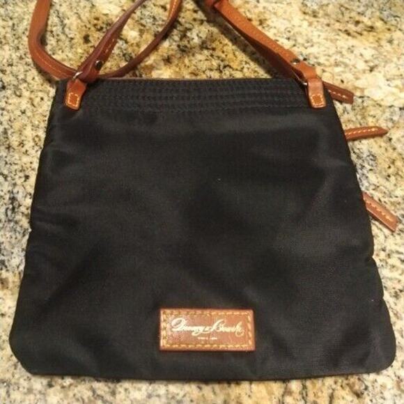 Dooney & Bourke Black Nylon Crossbody Small Mini Shoulder Bag Adjustable - Picture 7 of 14